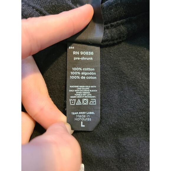 District large women's black Christmas tee - Picture 5 of 7